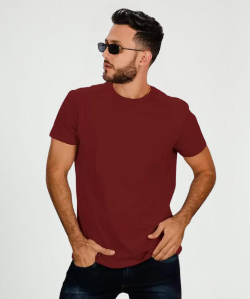 Rich Brown Off Shoulder T-Shirt